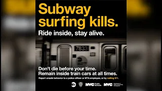 NYC launches new push aimed at youth to stop subway surfing