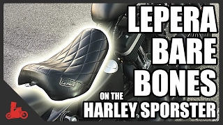 LePera Bare Bones Seat on Harley Iron 883 Sportster