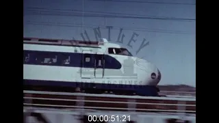 Shinkansen and Other Trains, 1960s.  Railways in Japan - Film 1062925