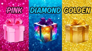 Choose Your Gift! 🎁 Pink, Diamond or Gold ⭐💎🤍