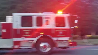 Cornelius Lemely Fire Department Hook And Ladder 44 And C9 Responding