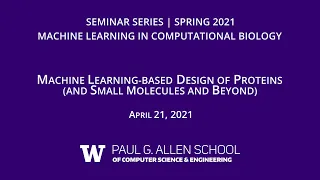 Machine Learning-based Design of Proteins (Jennifer Listgarten, UC Berkeley)