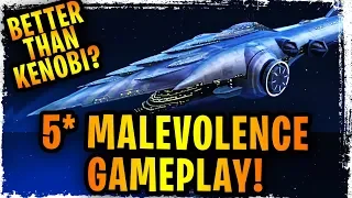 5 Star Malevolence Gameplay! Should You Farm Kenobi's Negotiator or Grievous' Malevolence?