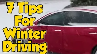 7 Tips for Winter Driving | Tesla Tips & Tricks