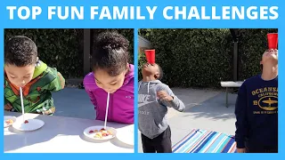 Top Fun Family Challenges To Do At Home (All Ages) | Our Family Vine