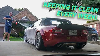 How I Wash My NC Miata & Products I Use!