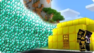 CASA DE ORO VS TSUNAMI DE DIAMANTES EN MINECRAFT 😱 | RETO DE LA CASA VS TSUNAMI EN MINECRAFT