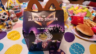 2023 THE MASKED SINGER McDonald's Happy Meal BOX