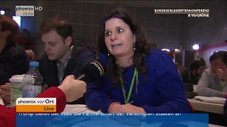 Bundesdelegiertenkonferenz Die Grünen: Interview mit Tina Schöpfer am 26.01.18