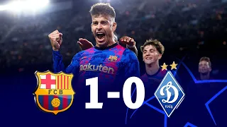 Barcelona vs Dynamo Kyiv [1-0], Champions League, Group Stage 2021 - MATCH REVIEW