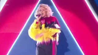 Grace Davis sings up tempo song Ciao Adios &Comments X Factor 2017 Live Show Week 2