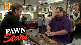 Pawn Stars: Seller Struggles To Verify Texas Playboys' Mandolin (Season 10) | History