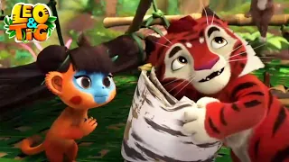 LEO and TIG 🦁 🐯 The Snake Charmer Episodes collection 💚 Moolt Kids Toons Happy Bear