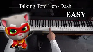 Talking Tom Hero Dash Theme - EASY Piano Tutorial