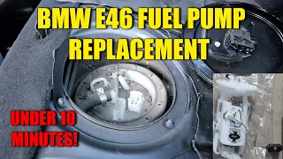 BMW E46 FUEL PUMP REPLACEMENT IN UNDER 10 MINUTES!