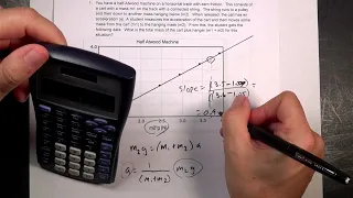 Newton's Second Law Graphing Quiz