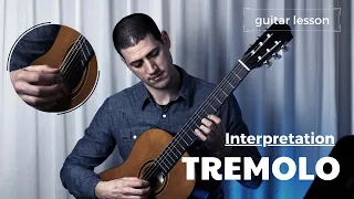 How to learn and practice a tremolo piece - part I