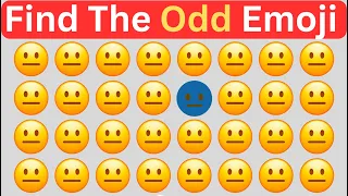 Find The Odd Emoji Out | Odd One Out Puzzle | Emoji Puzzles!