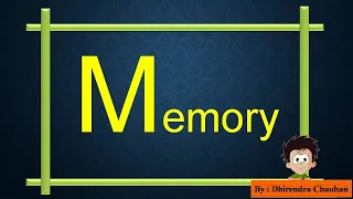 #Storage and #Memory:-RAM, ROM, PROM, EPROM,EEPROM, Secondary Memory etc....