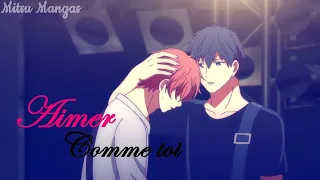 French Amv ♪ Aimer comme toi ♪ - Yaoi - (Sped Up) + Paroles HD