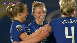 Ruthless chelsea destroys west ham 6-0 in conti cup semi final. Harder gets her first hattrick