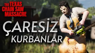 KURBANLARIN ÇARESİZCE ÇIRPINIŞLARI (4V3 KORKU OYUNU) - The Texas Chain Saw Massacre TÜRKÇE