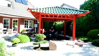Modern Koi Blog #1547 - Ein liebevoll selbstgestalteter asiatischer Garten mit Koiteich