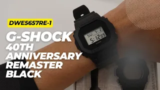 G-Shock 40th Anniversary REMASTER BLACK DWE5657RE-1