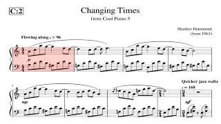 Grade 5 Piano Abrsm 2021-2022 Changing Times  Piano Sheet Music