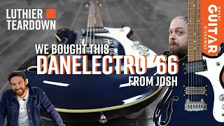 VERY Marmite Guitar ! Danelectro 66 channeling Vintage Mosrite | Teardown