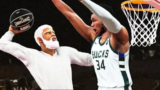 UNCLE DREW 1 MILLION OVERALL ANKLE BREAKERS RATING INJURES  ENTIRE TEAM In NBA 2K