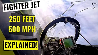 Low Level IN COCKPIT - EXPLAINED by the RAF Instructor Pilot