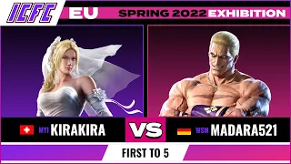 KiraKira (Nina) vs. Madara521 (Geese) First to 5 - ICFC EU Tekken 7 Spring 2022 Exhibitions