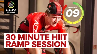 30 Minute HIIT Ramp Session Indoor Cycling Workout