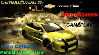 NFS Most Wanted 2005 | Chevrolet Cobalt SS | Customization and Gameplay | Hard Difficulty