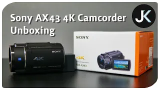 Sony AX43 4k Camcorder: Unboxing and AX33 Side-by-Side Comparison