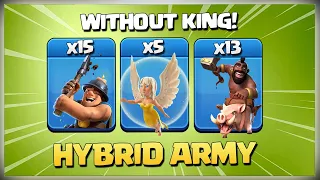 After Update TH14 Hybrid | Queen Charge Hog Miner Attack Strategy | Best TH14 Attack Clash of clans