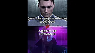 Connor VS Agent 47 #shorts #detroit #hitman