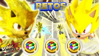 📲 SONIC FORCES ⭐ Super Sonic Pero SOLO Puede Usar El Boost ! RETOS IMPOSIBLES