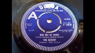 The Accent  -  Red Sky At Night   _______        Classic UK Psych Freakbeat Monster   LISTEN!!!