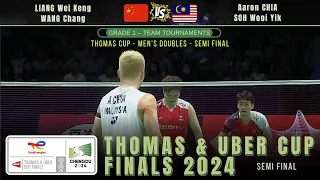 Liang Wei Keng Wang Chang vs Aaron Chia Soh Wooi Yik | Thomas & Uber Cup 2024