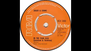 UK New Entry 1969 (154) Zager & Evans - In The Year 2525 (Exordium And Terminus)