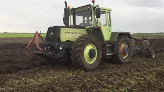 Plowing with MB TRAC 1100