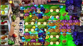Plants vs Zombies : Survival Endless 888 Flags