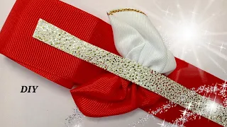 😍💕@НЕВЕРОЯТНО КРАСИВО😍Бантики из репсовых лент своими руками 🎀 DIY Ribbon bows