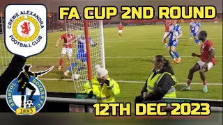 ⚽️ Crewe Alexandra v Bristol Rovers - FA Cup Second Round from the Mornflake Stadium