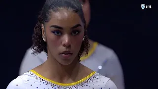 Cal freshman eMjae Frazier shines with 9.95 on vault vs. No. 7 Stanford | Women's Gymnastics