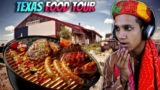 International Food Exploration: Villagers React to Austin Texas's Unique Cuisine ! Tribal People Try