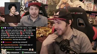 Noble reacts to his Jojo memes video