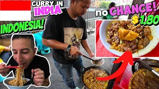 India CAN'T Compete with Indonesian curry food (Martabak and Tongseng in Jakarta, Indonesia!)